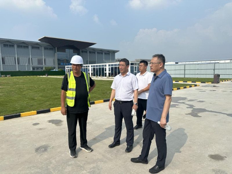 常山集團督導調研常山五金機電數智中心在建項目